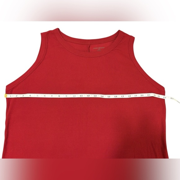 Lane Bryant Ribbed Sleeveless Tank Top with Crew Neckline - Picture 5 of 5